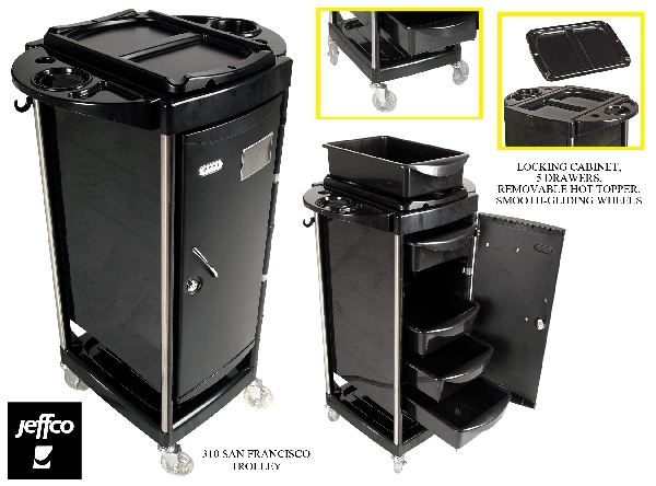 Beauty Trolley 310 With Locking Door - Image 2