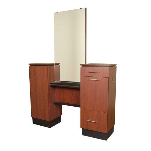 4416-60 Free Standing Tall Beauty Salon Island - Image 2