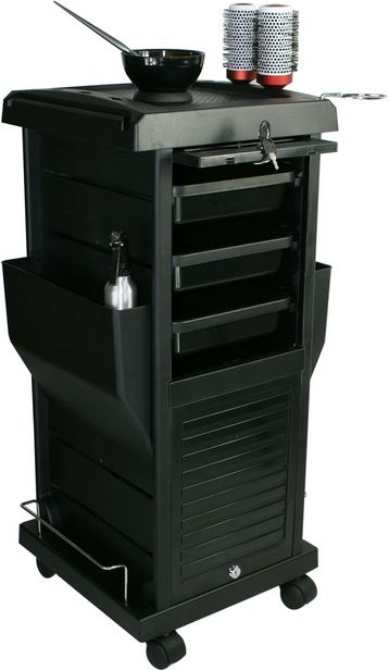 Italica 100B Solid Locking Beauty Cart