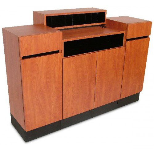 491-60 Inch Wide Standing Reception Desk - Image 3