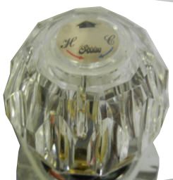 Pibbs Delta Crystal Ball Handle Top For 562 Faucet