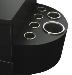 2529T Dryer Holder Holds 6 Hair Styling Tools - Image 2