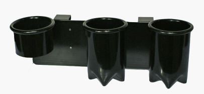 037 Multi Styling Tool Holder 2 Large Flat Irons Plus Blower Holder