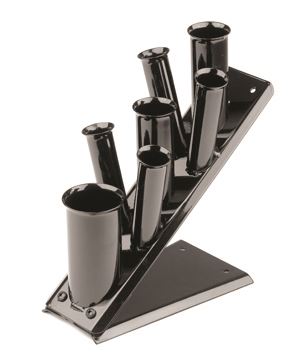 1508 Table Top Black Steel Styling Tool Holder USA Made
