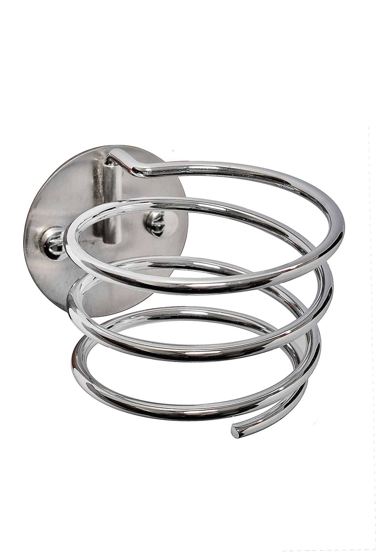 DH2 Corkscrew Hair Dryer Ring Wall Mount