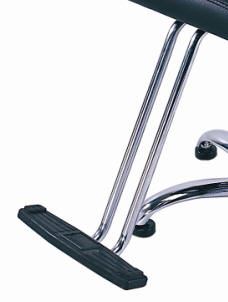 F10- T Steel Rubber Covered Footrest