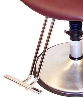 T Shape Chromed Tread Footrest For Belvedere Brand Styling Chairs