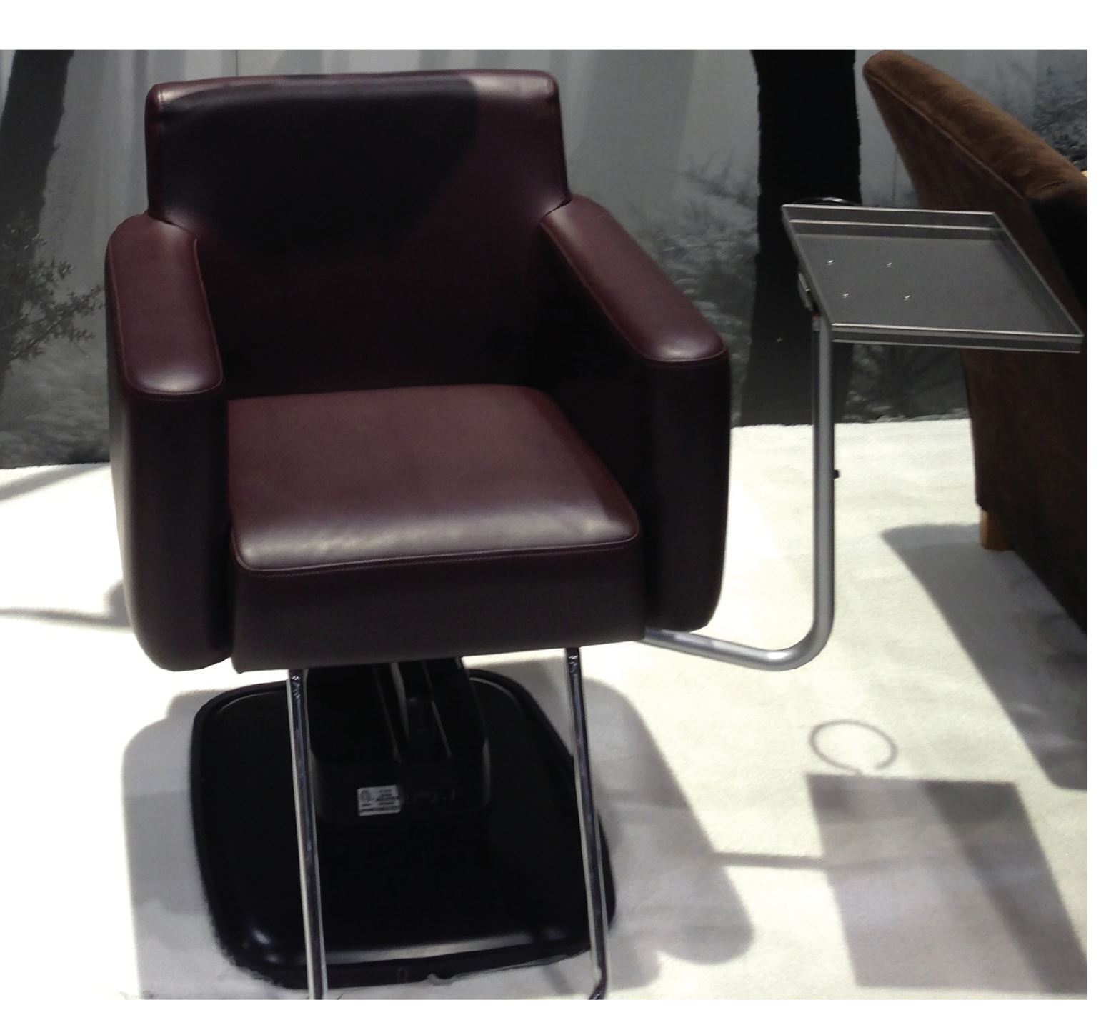 Stainless Steel Styling Chair Arm Tray (Medical Grade) - Image 5