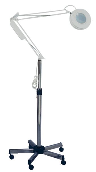 Pibbs 2010C Italian 5 Diopter Mag Lamp Caster Base Stand