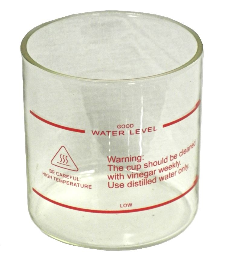 D201 Facial Steamer Glass Jar Large 5 Inch Diameter