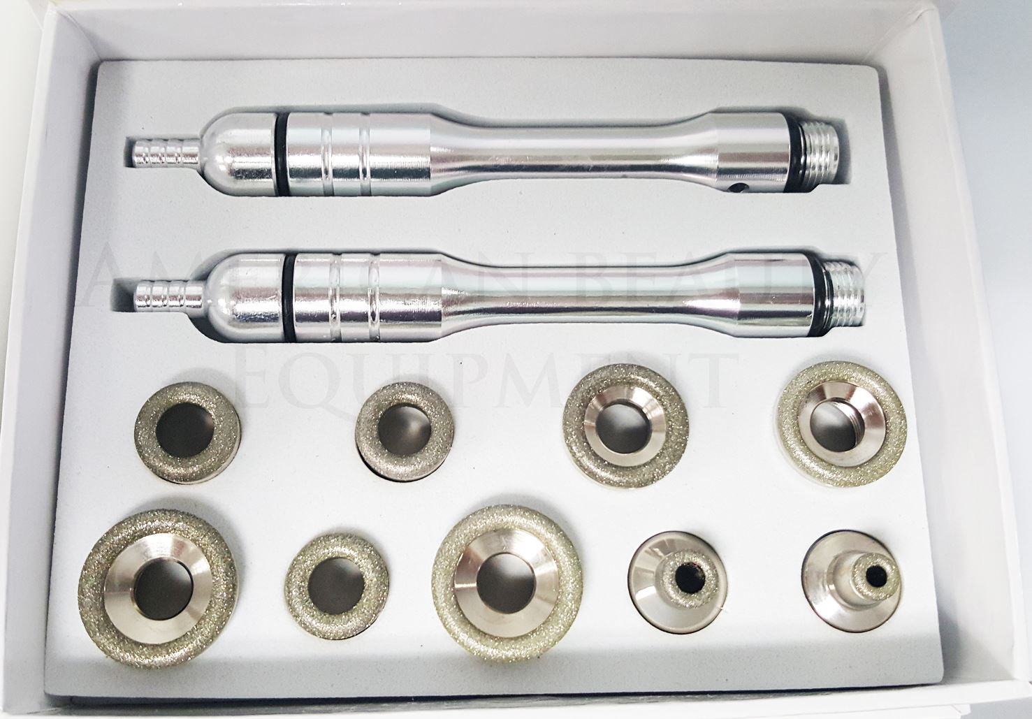 Diamond Dermabrasion Wand Set 9 Heads With 2 Handles