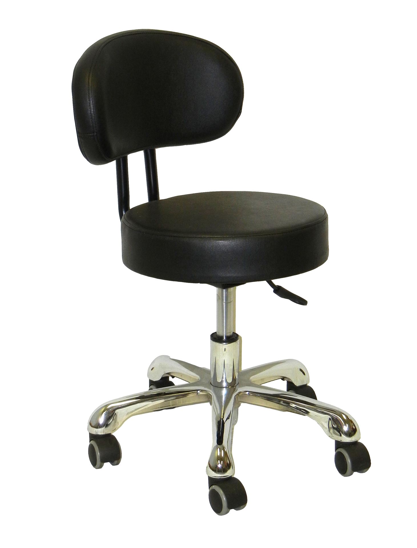 PL212 Black Pedicure Stool