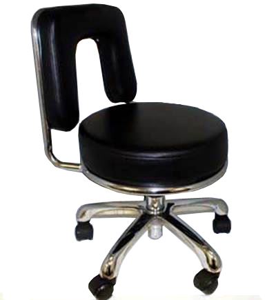 ELSA Pedicure Stool Thick Large Seat 3 Inch Lift