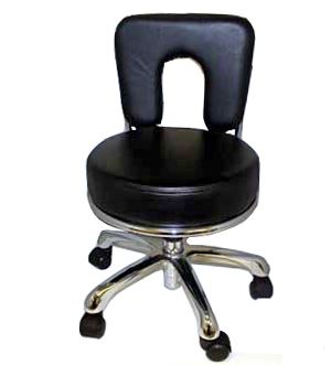 ANA Pedicure Stool Thick Large Seat 3 Inch Lift