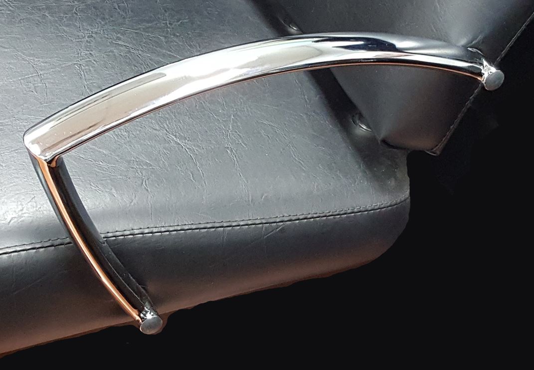 Italica 6267 Chrome Metal Armrest Replacement Older Models