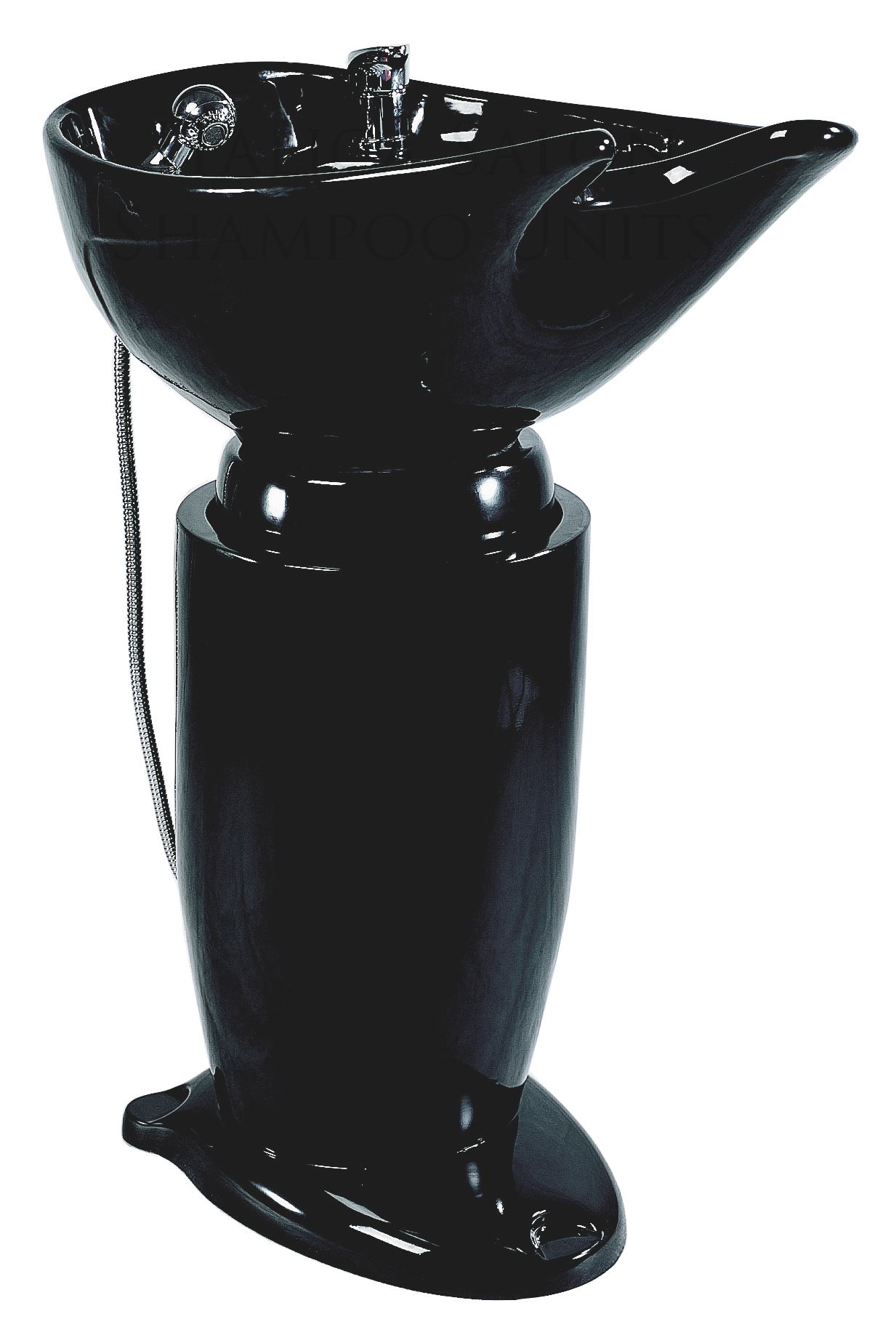 4339 Pedestal Shampoo Bowl Unit Thin Profile (Great For Wheelchairs)