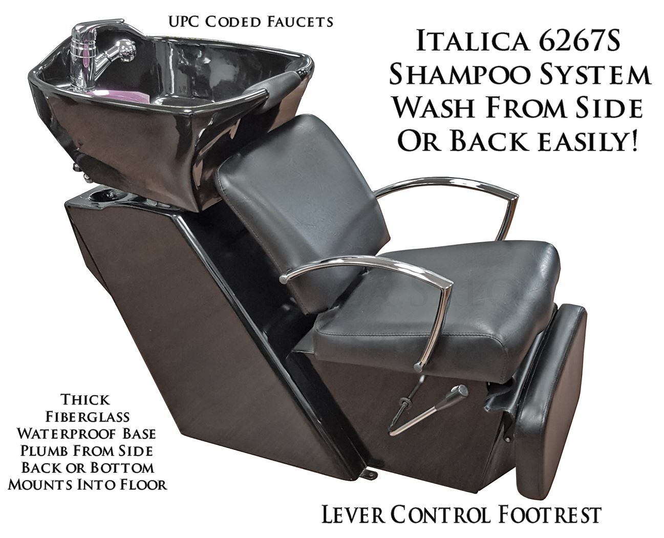 6267S Tiberius Shampoo Side Backwash Unit - Image 10