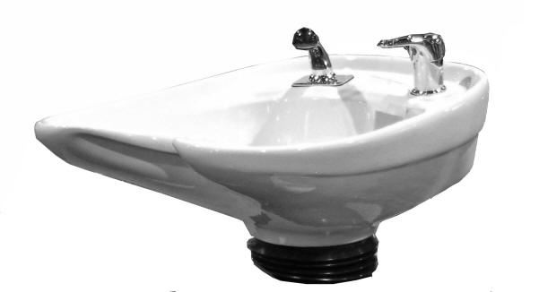 Pibbs 5274 or 5277 Shallow Porcelain Shampoo Bowl Only - Image 3