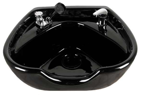 8100 Wall Hung Porcelain Sidewash Shampoo Bowl Complete - Image 2