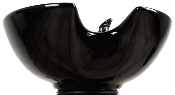 8200 Tilting Porcelain Sidewash Shampoo Bowl Complete - Image 3