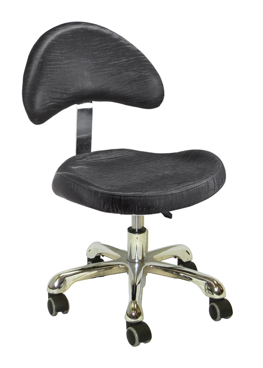 Italica Large Seat Pedicurist Stool Wide Backrest