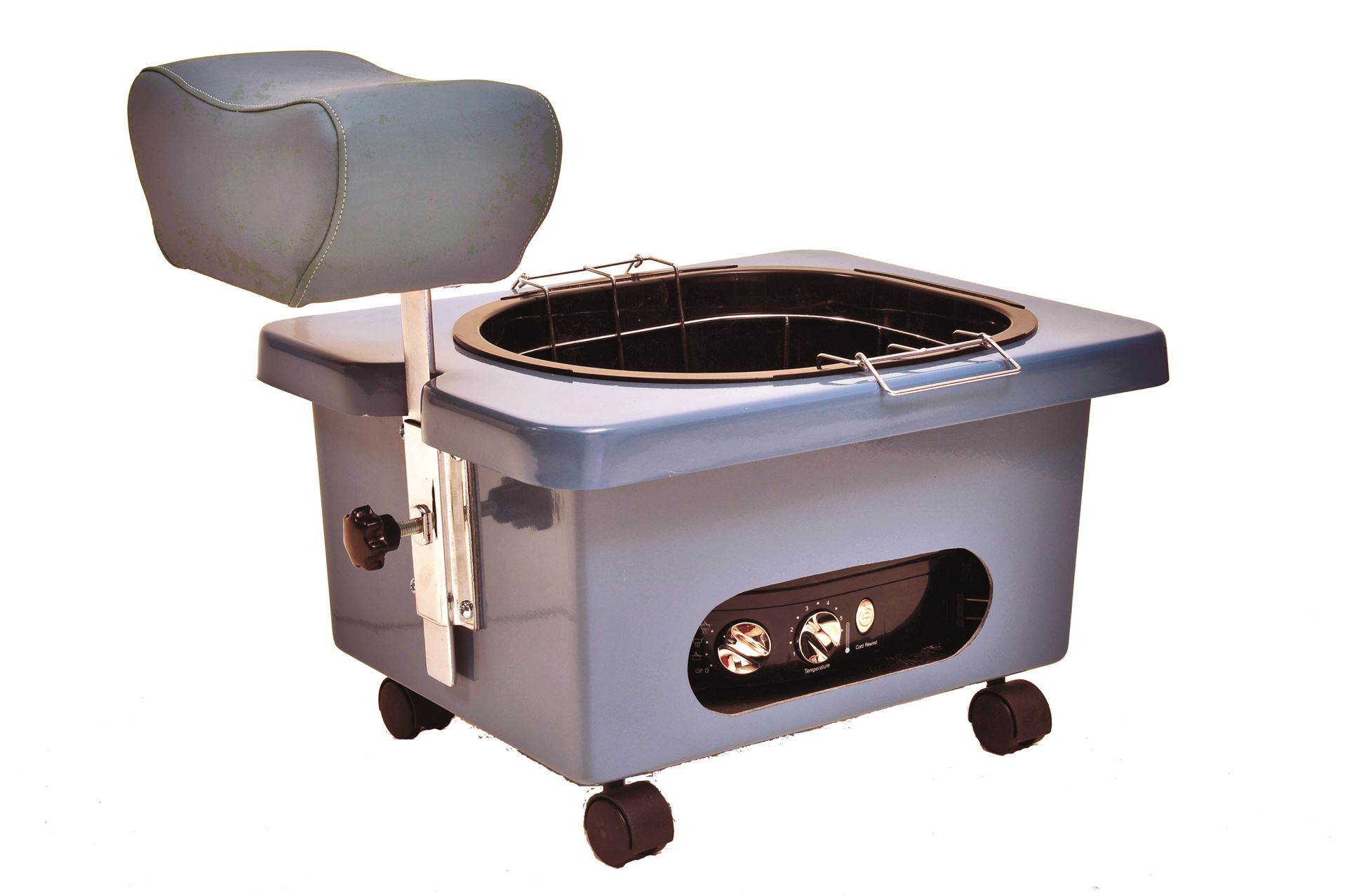 Pibbs DG105S Mobile Fiberglass Pedi Cart Plus Footsie Pedicure Unit