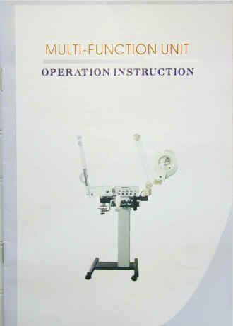 D214 Facial Machine Instruction Booklet
