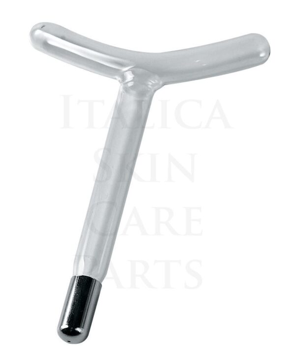 Y Shape Pink Forehead High Frequency Electrode