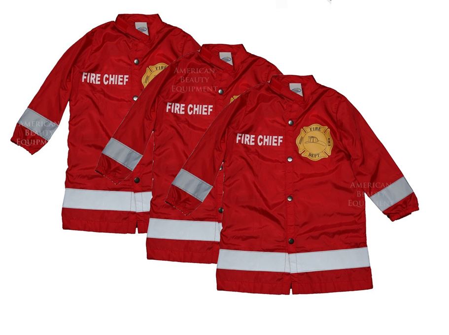 Fire Chief Cape For Cutting Kids Hair in Hair Salons
