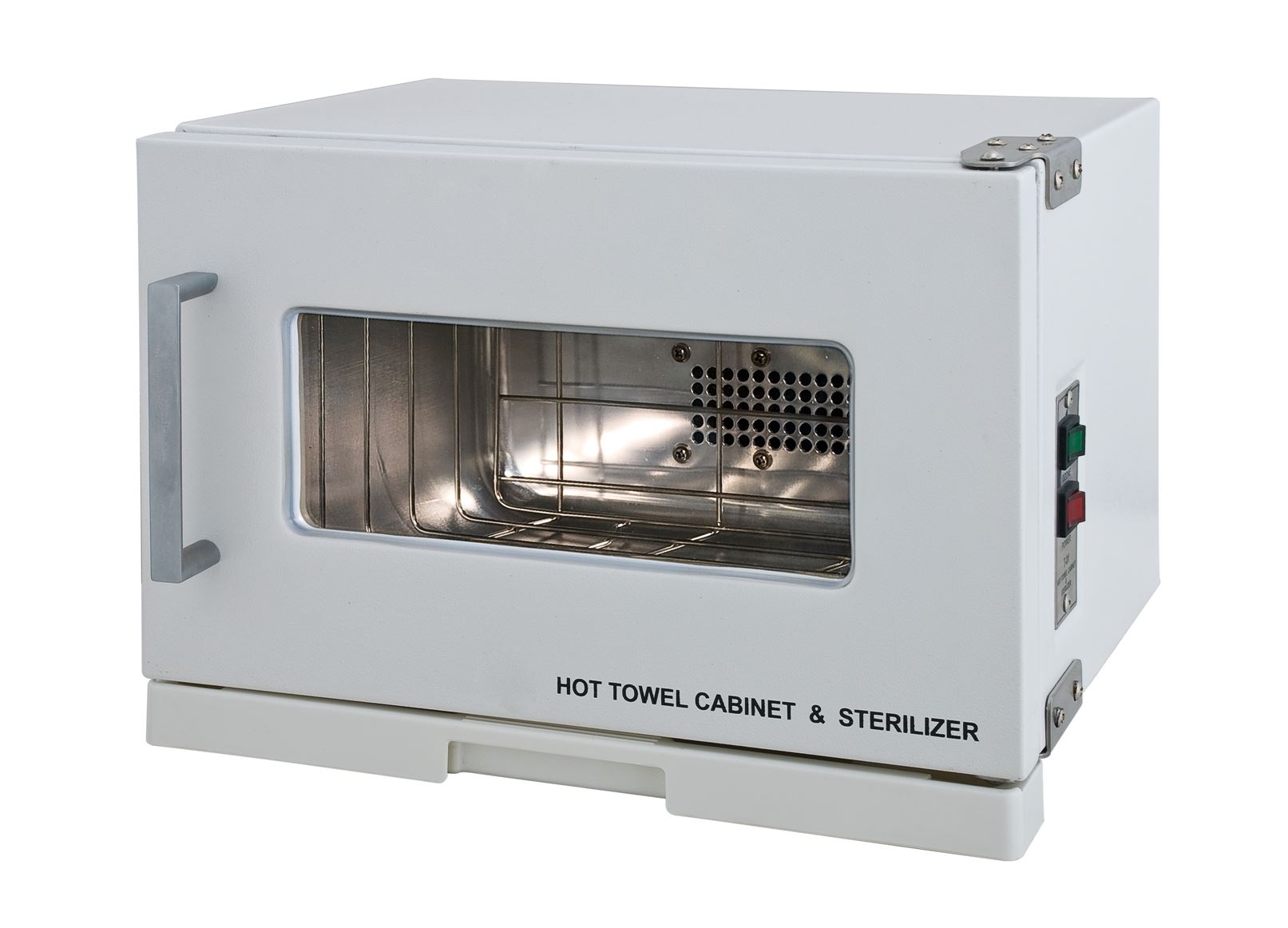 T01 Tabletop 12 Towel Warmer Metal Plus Glass Door With UV