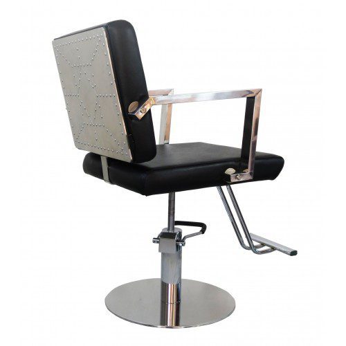 B15M Charles Metal Back Styling Chair Round Base Standard-Final Sale - Image 3