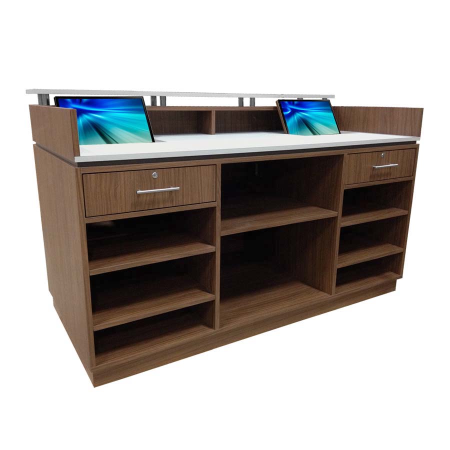 111203-72 Inch Wide Reception Desk - Image 2