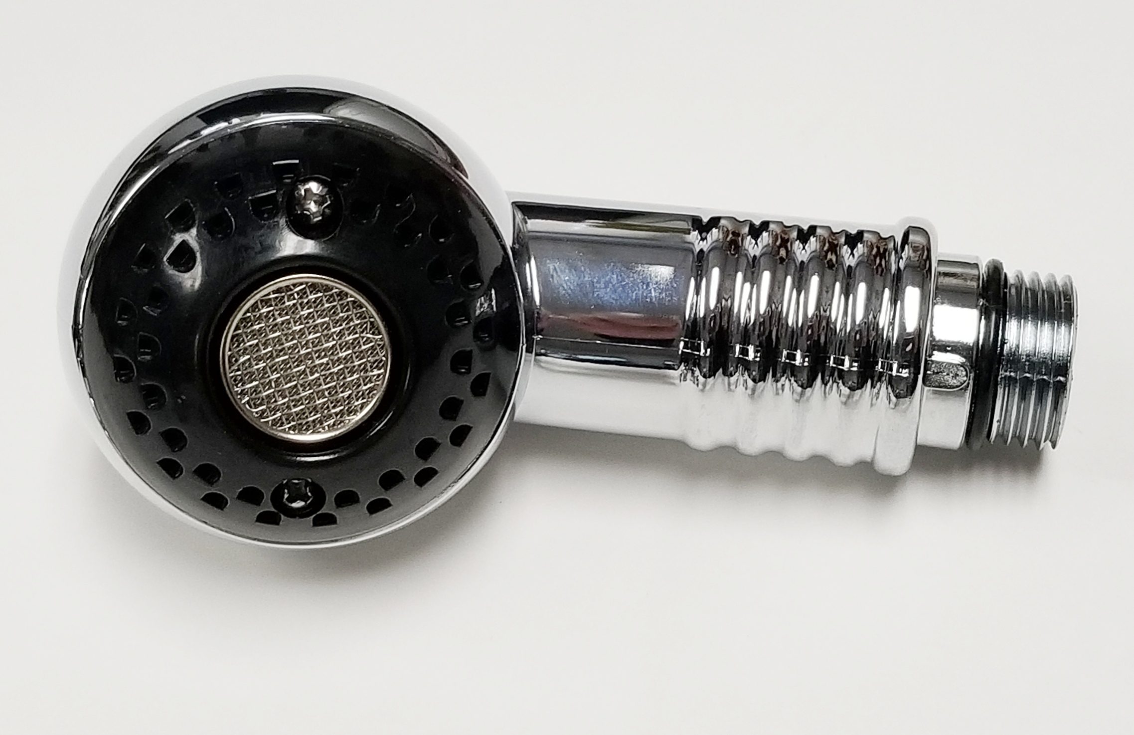 4.5 Inch Sprayer Head Dual Sprayer Chrome For Salon Shampoo Hoses - Image 3