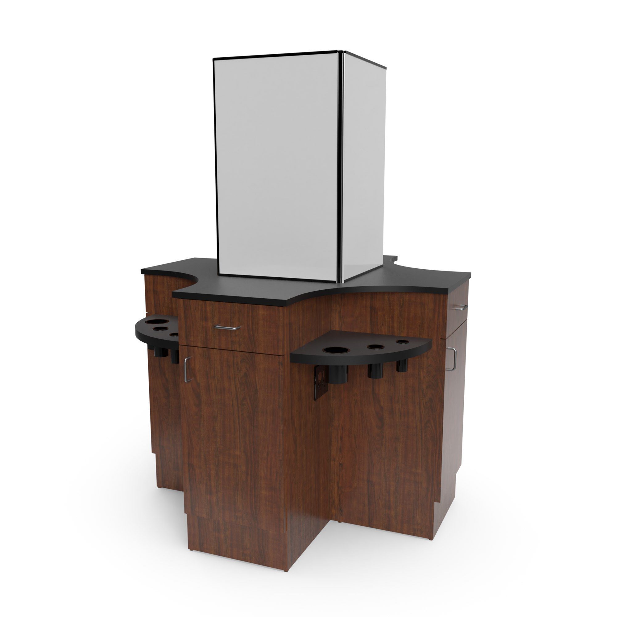 2142-48 Four Student or Stylist Island Hair Station