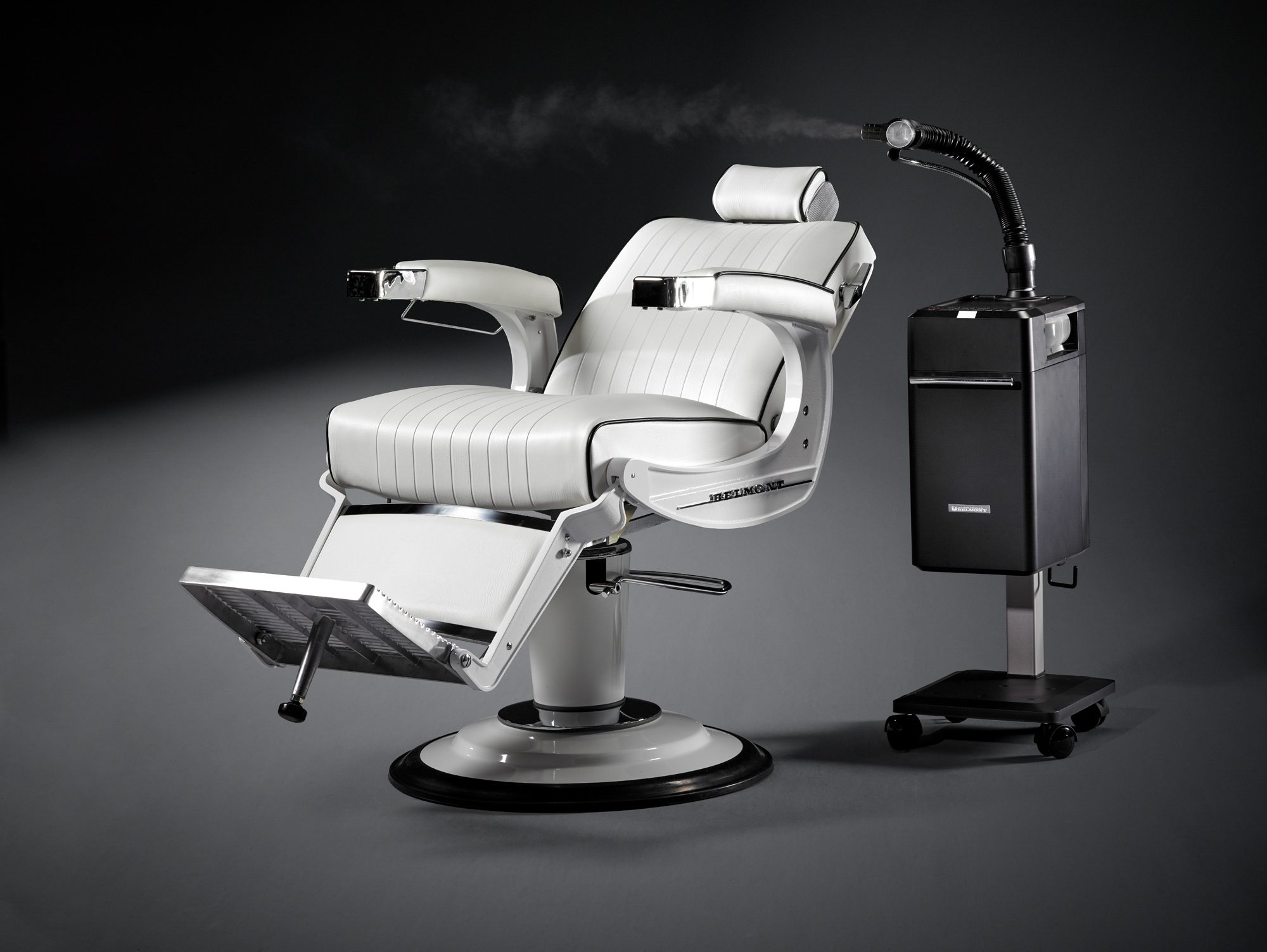 BB225 Elite White Elegance Barber Chair - Image 9