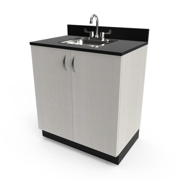 3373-32 Inch Wide Salon Base Cabinet With Sink