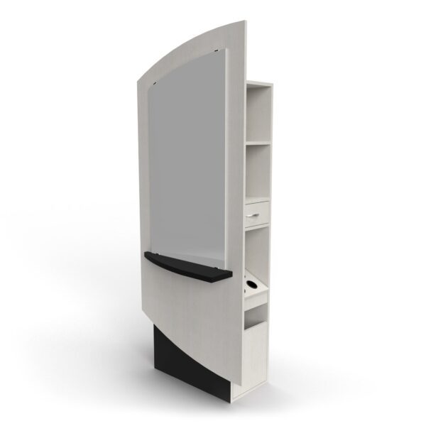 3353-36 Privacy Styling Station 3/4 Mirror