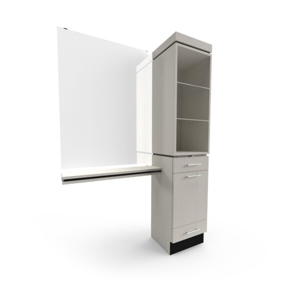 4407-54 Inch Wide Tower Hair Styling Station