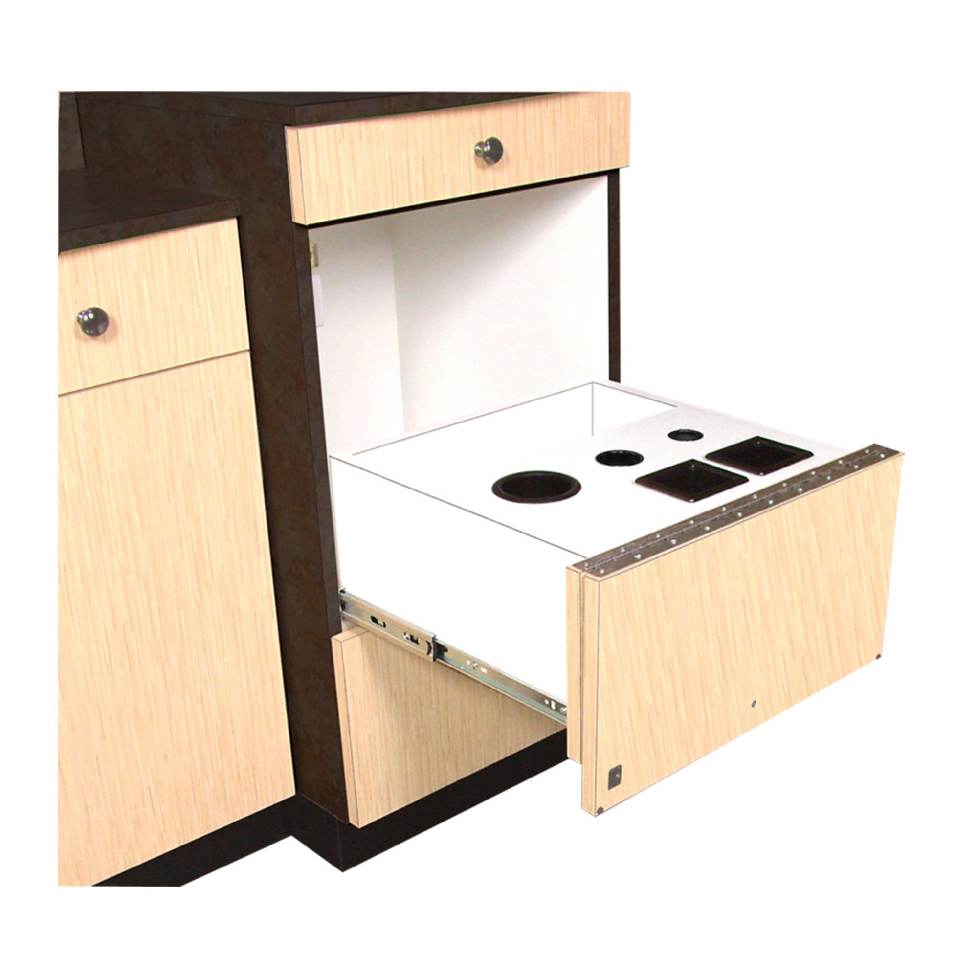 501-72 Inch Wide Classic Barbering Booth Many Colors - Image 2