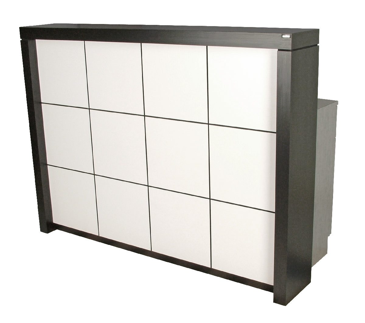 602-60-Inch-Wide Reception Desk With Decorative Panel