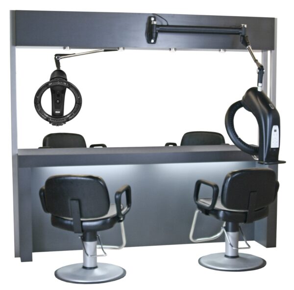 6612-96 Four Person Hair Color Application Island