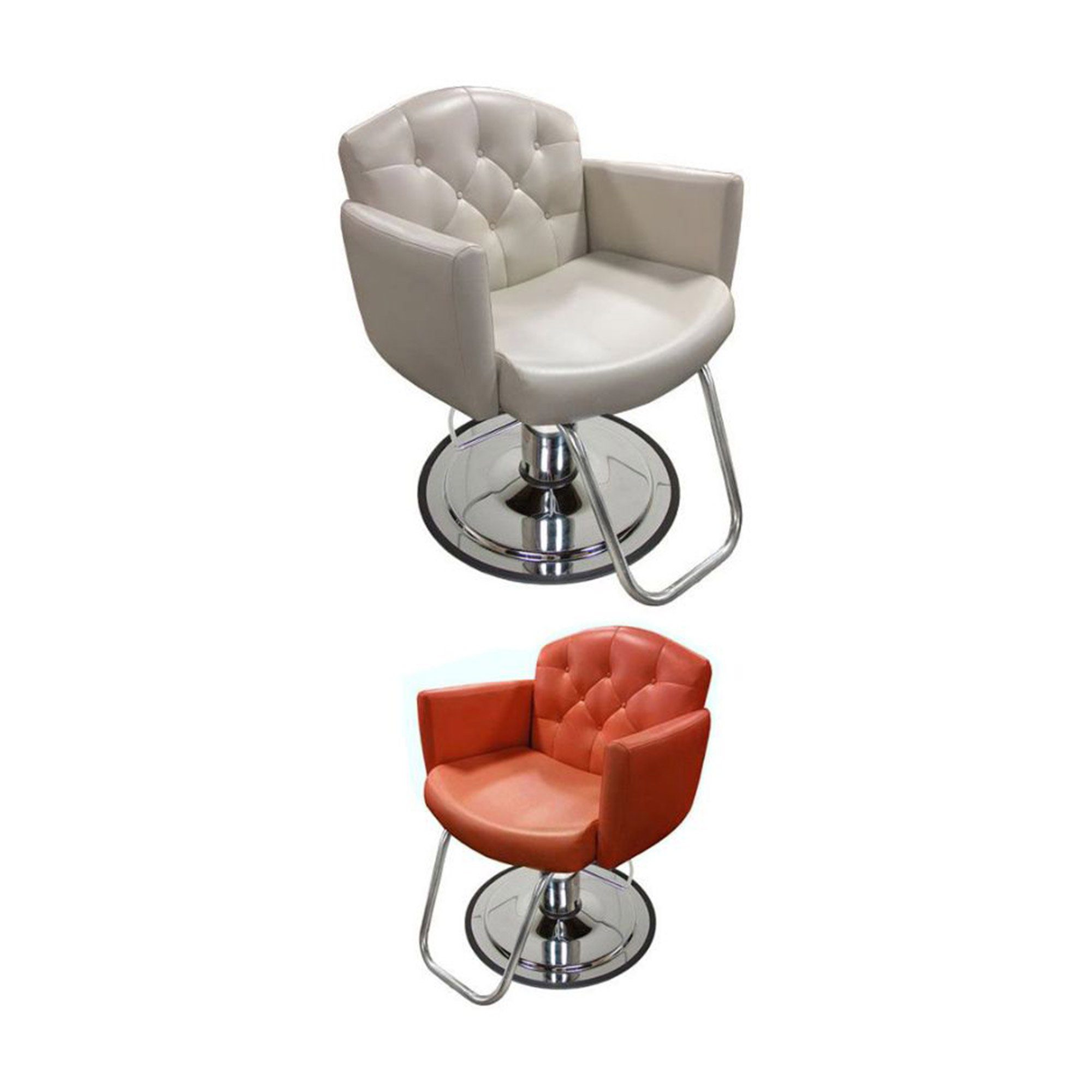 7100 Ashton Tufted Hair Styling Chair Made In The USA - Image 2