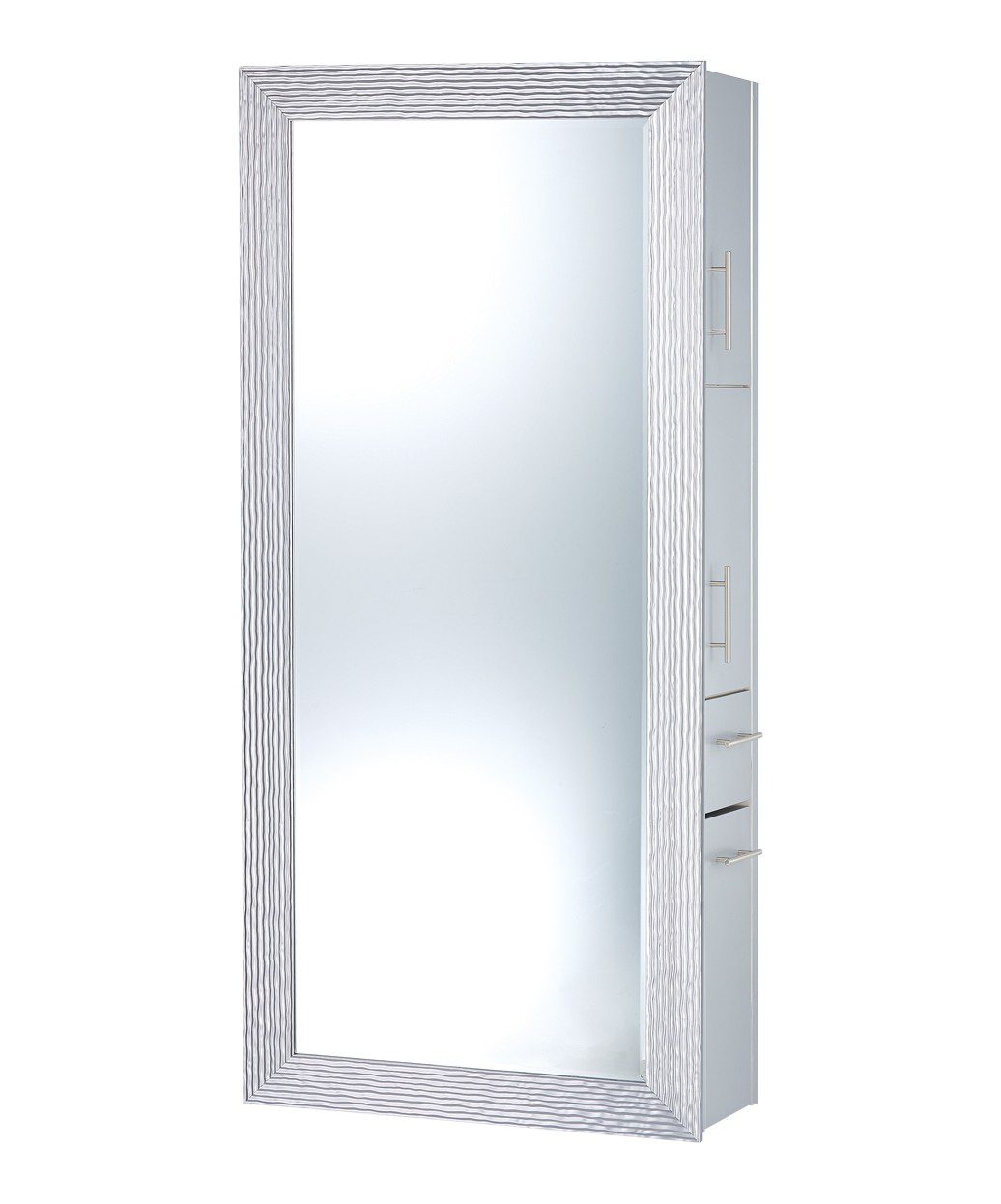 7727-SER02 Wave Black Styling Station With Mirror