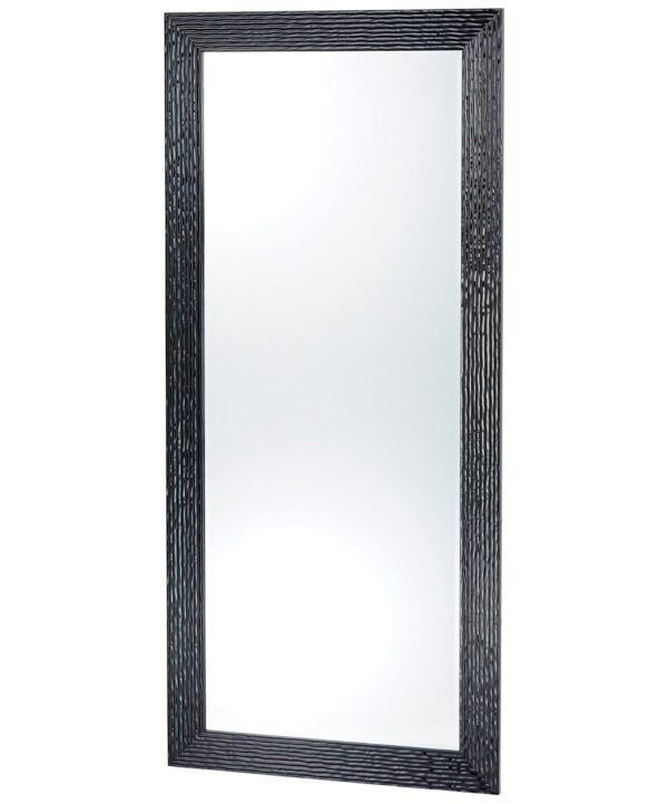 7727 Wave Wall Salon Mirror Black