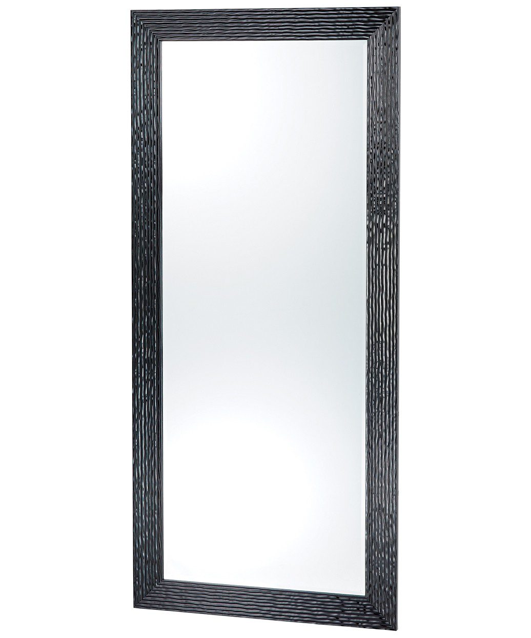 7727 Wave Wall Salon Mirror Black