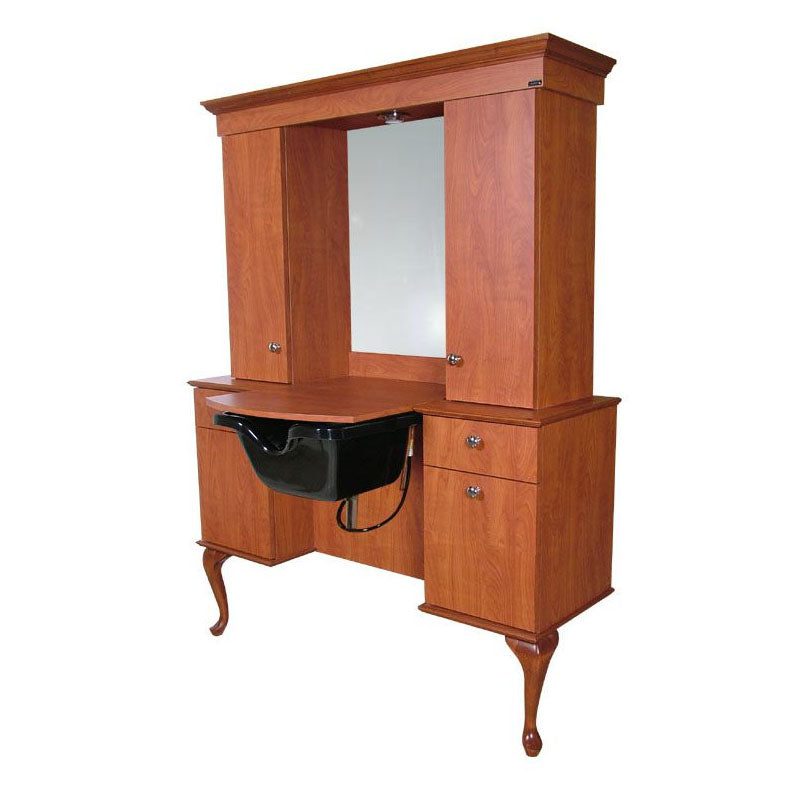 879-54 Inch Wide Wet Booth Hair Station