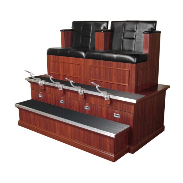 9040BX2 Top Notch Double Shoe Shine Booth