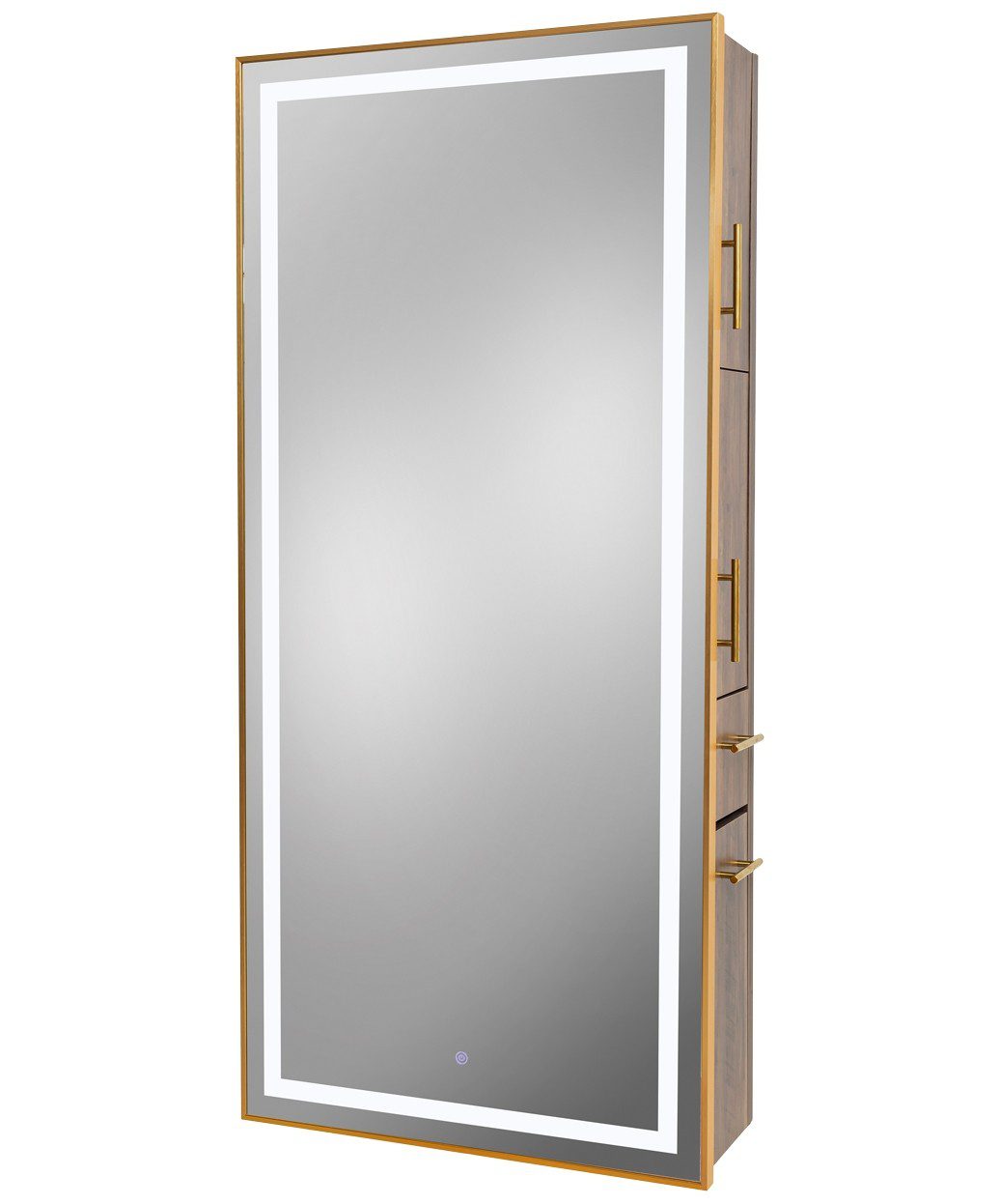 9220 Gold Frame LED Mirror Choose Laminate Color - Image 5