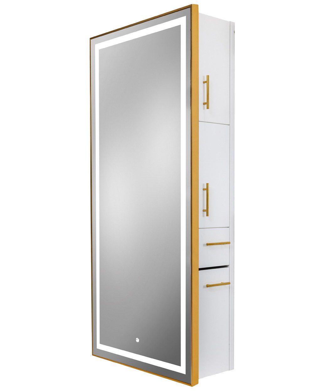 9220 Gold Frame LED Mirror Choose Laminate Color - Image 6
