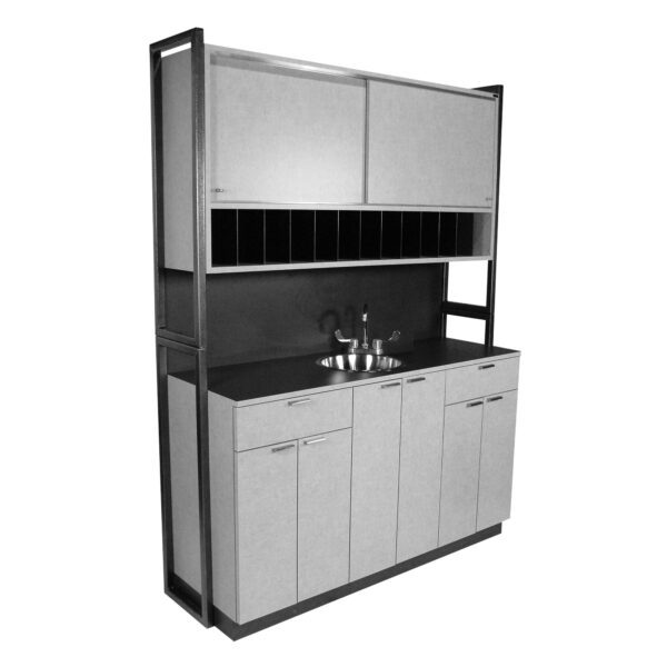 5-Foot-Wide Free Standing Hair Colorist Bar